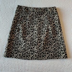 LOFT by Ann Taylor Cheetah Print Skirt